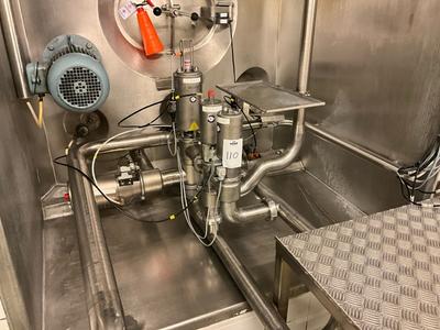 Översiktsbild av Alfa laval pneumatic valve station